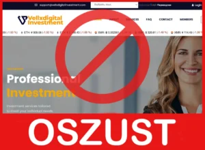 Vellxdigital Investment twarz ekran