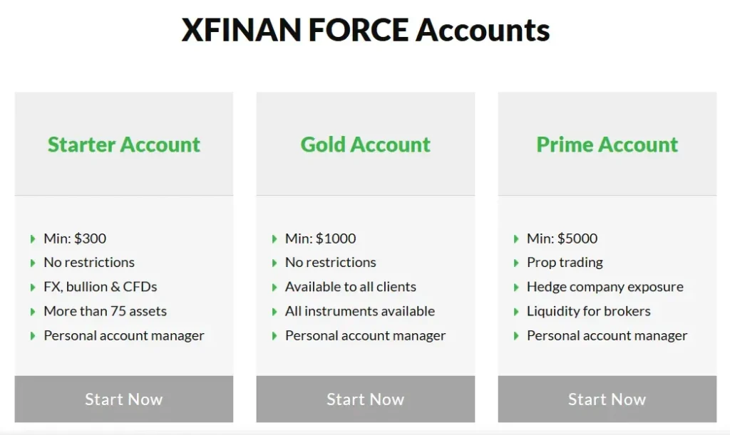 XFINAN FORCE 2 ekran