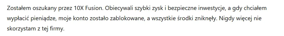 10X Fusion 3 ekran