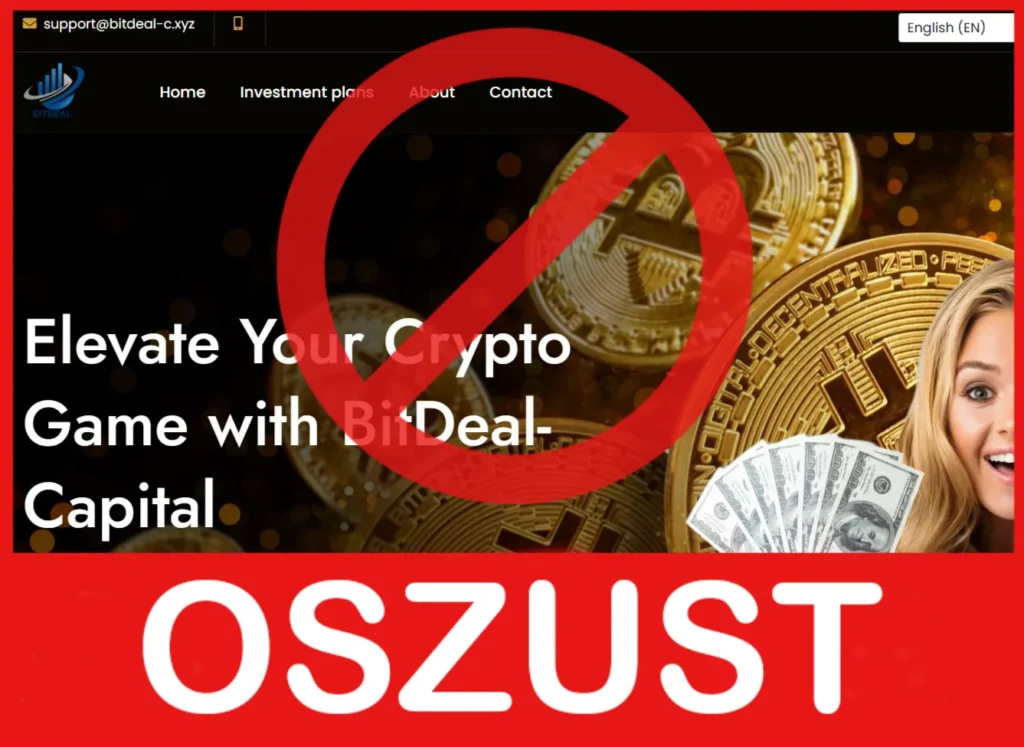 BitDeal-Capital twarz ekran