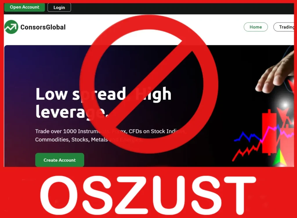 Consors Global twarz ekran