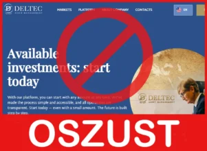 Deltec Asset Management twarz ekran