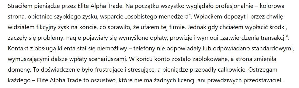 Elite Alpha Trade 3 ekran