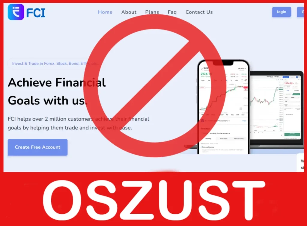 ForexCryptoInvest twarz ekran