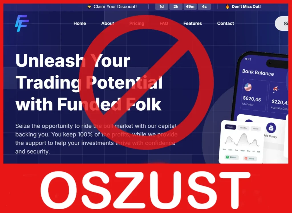 FundedFolk twarz ekran