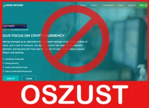 Index-Returns twarz ekran