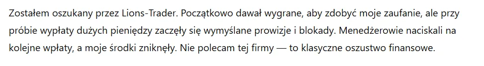 Lions-Trader 3 ekran