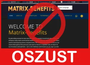 Matrix-benefits twarz ekran