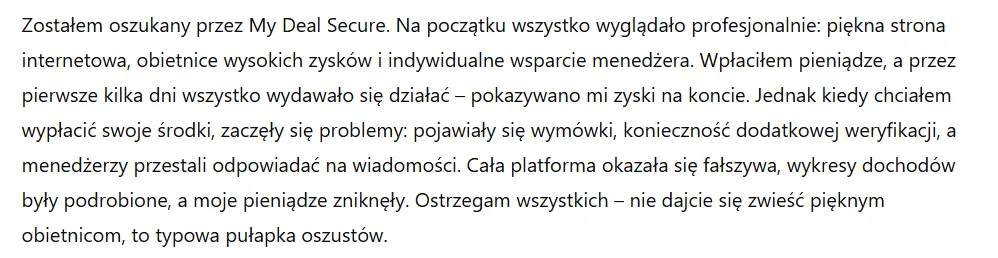 My Deal Secure 3 ekran