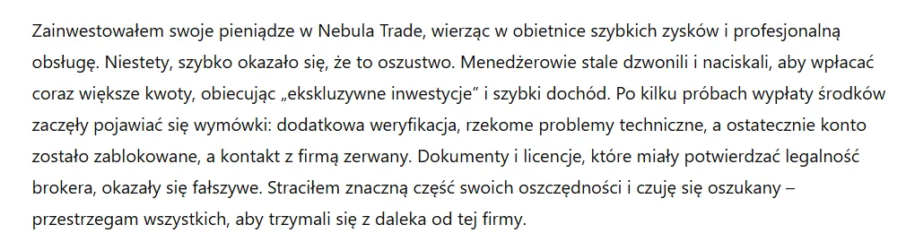 Nebula Trade 3 ekran