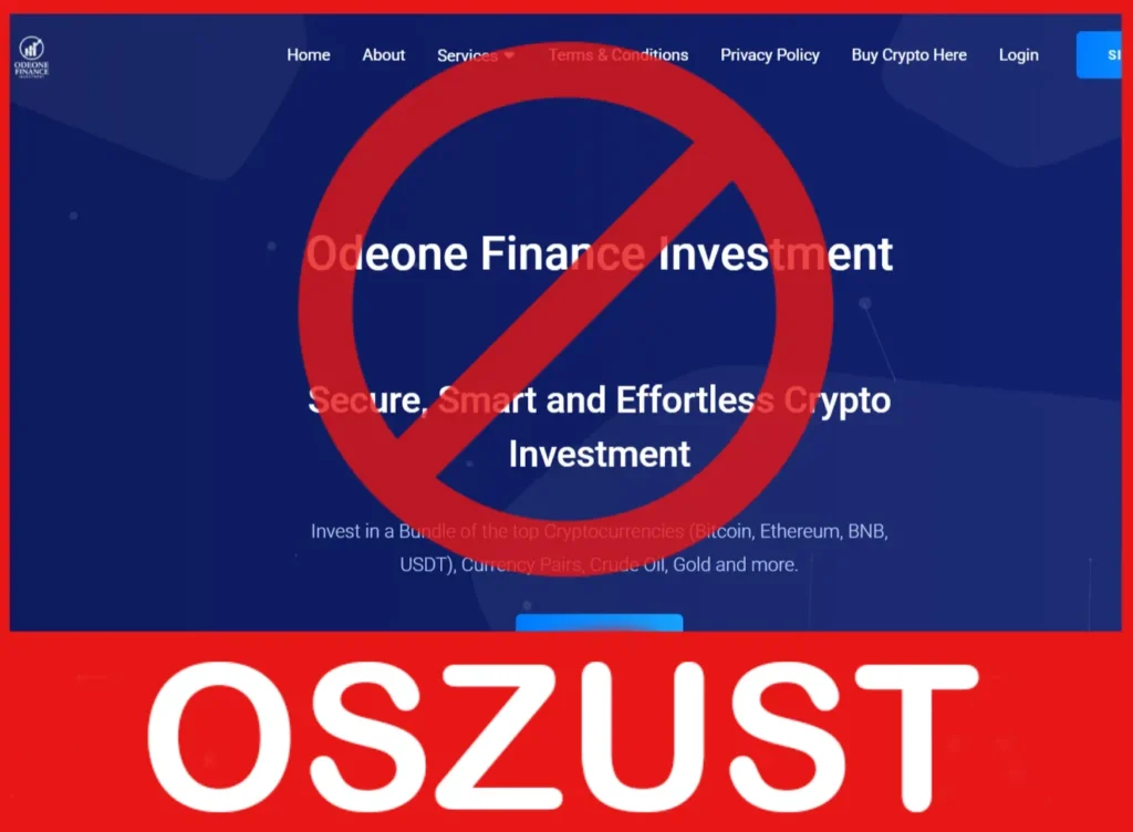 Odeone Finance Investment twarz ekran