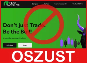 PEAK CAPITAL PRO twarz ekran