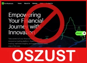 Portflowtrade twarz ekran