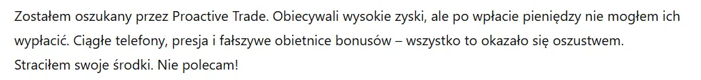 Proactive Trade 3 ekran