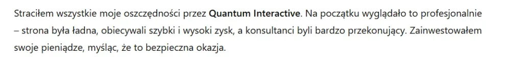 Quantum Interactive 3 ekran