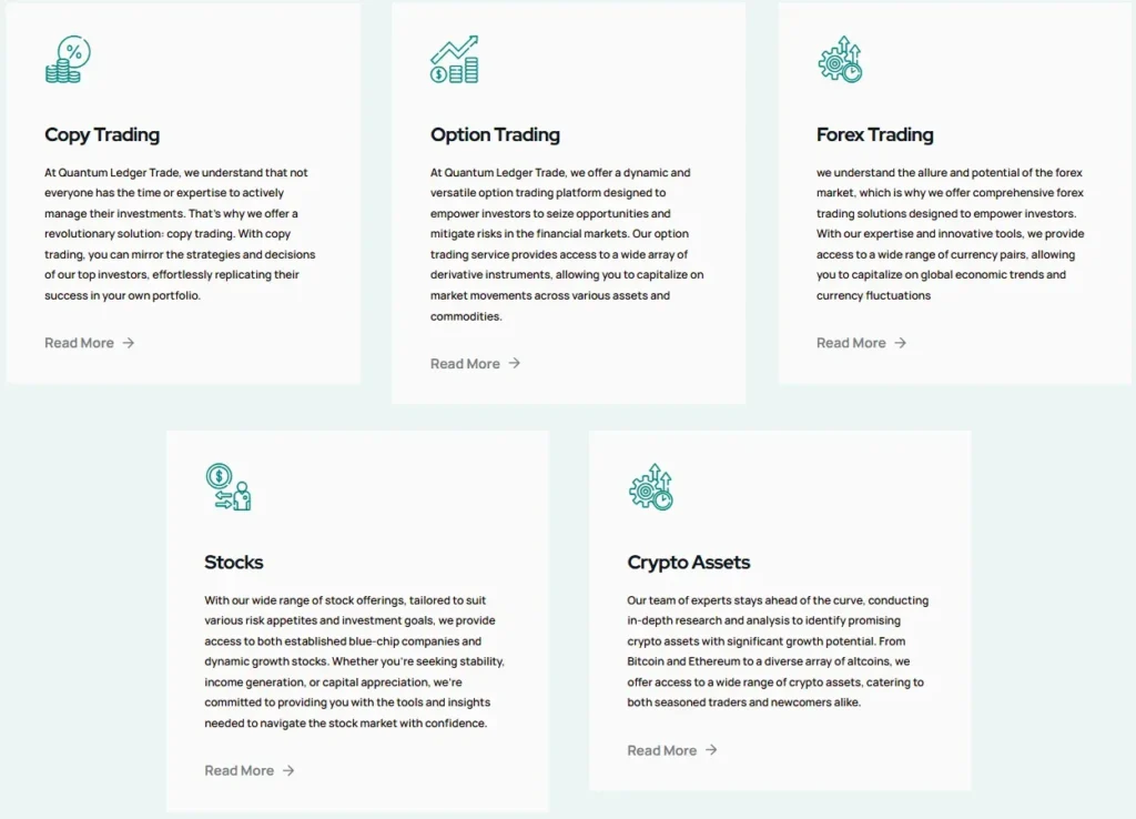 Quantum Ledger Trade 1 ekran