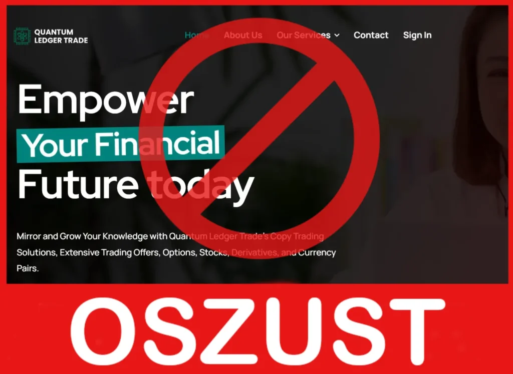 Quantum Ledger Trade twarz ekran