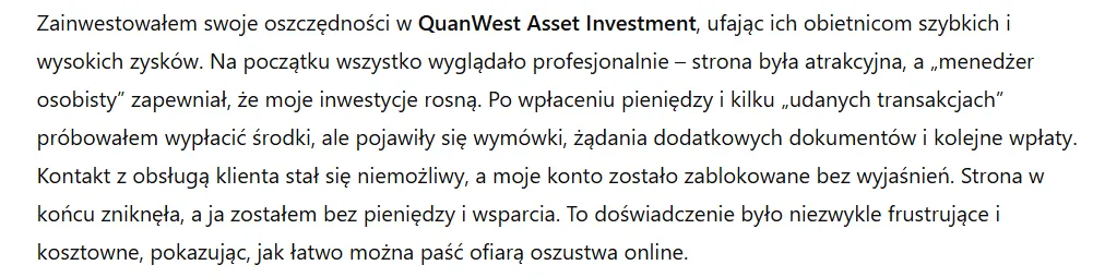 QuanWest Asset Investment 3 ekran