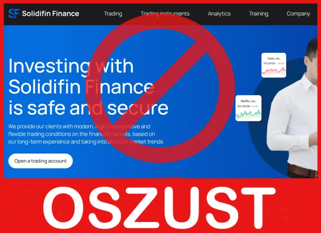 Solidifin Finance twarz ekran