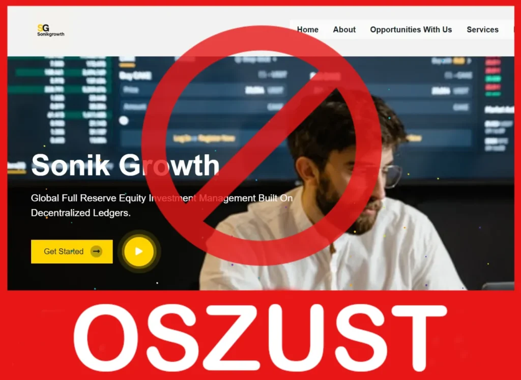 Sonik Growth twarz ekran