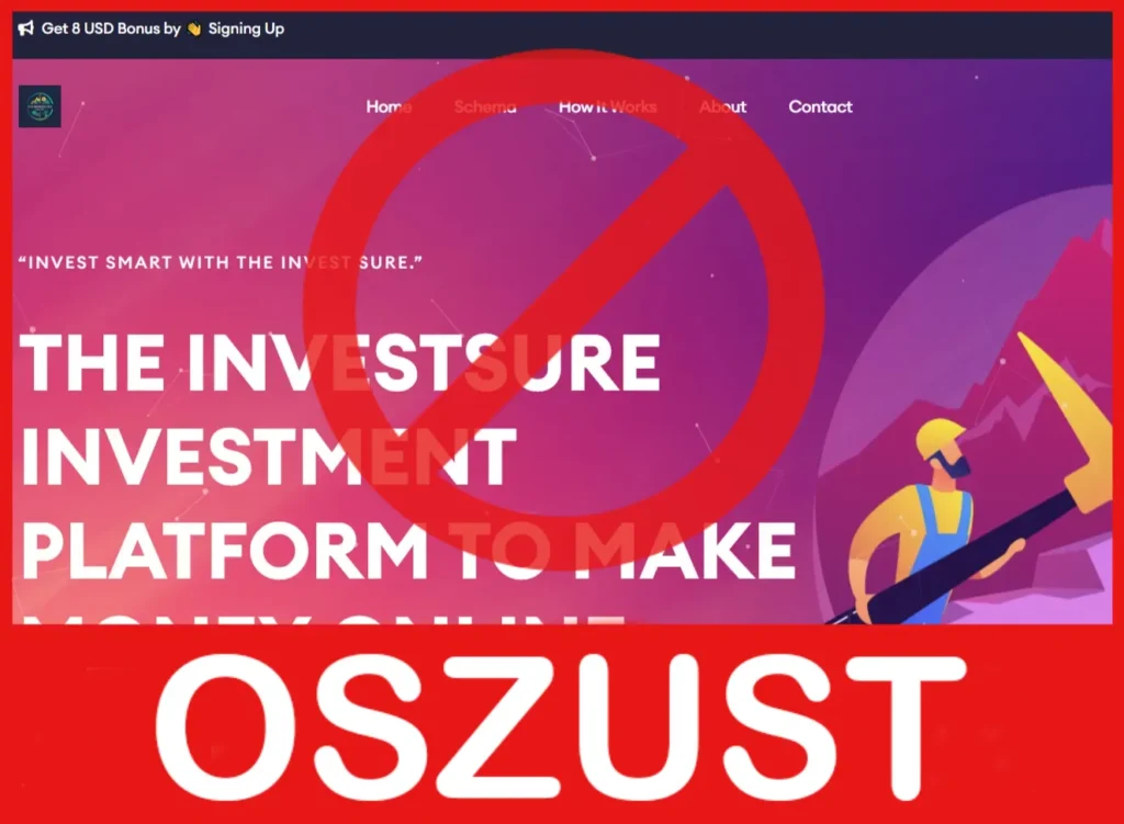 The Invest Sure twarz ekran