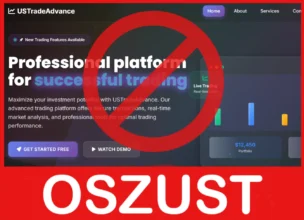 USTradeAdvance twarz ekran