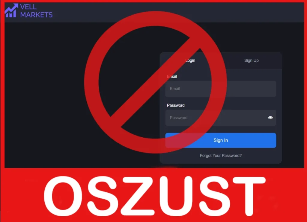 Vell Markets twarz ekran