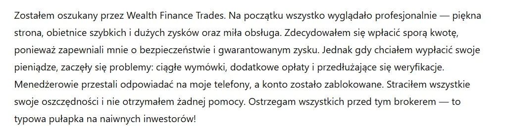 Wealth Finance Trades 3 ekran