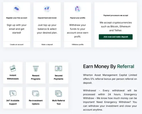 Wharton Asset Management Capital Limited 2 ekran