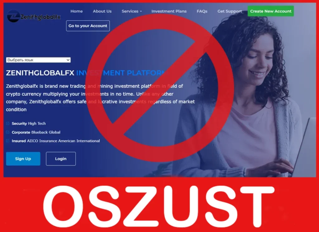 Zenithglobalfx twarz ekran