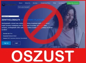 Zenithglobalfx twarz ekran