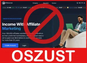 AffilinksHub twarz ekran