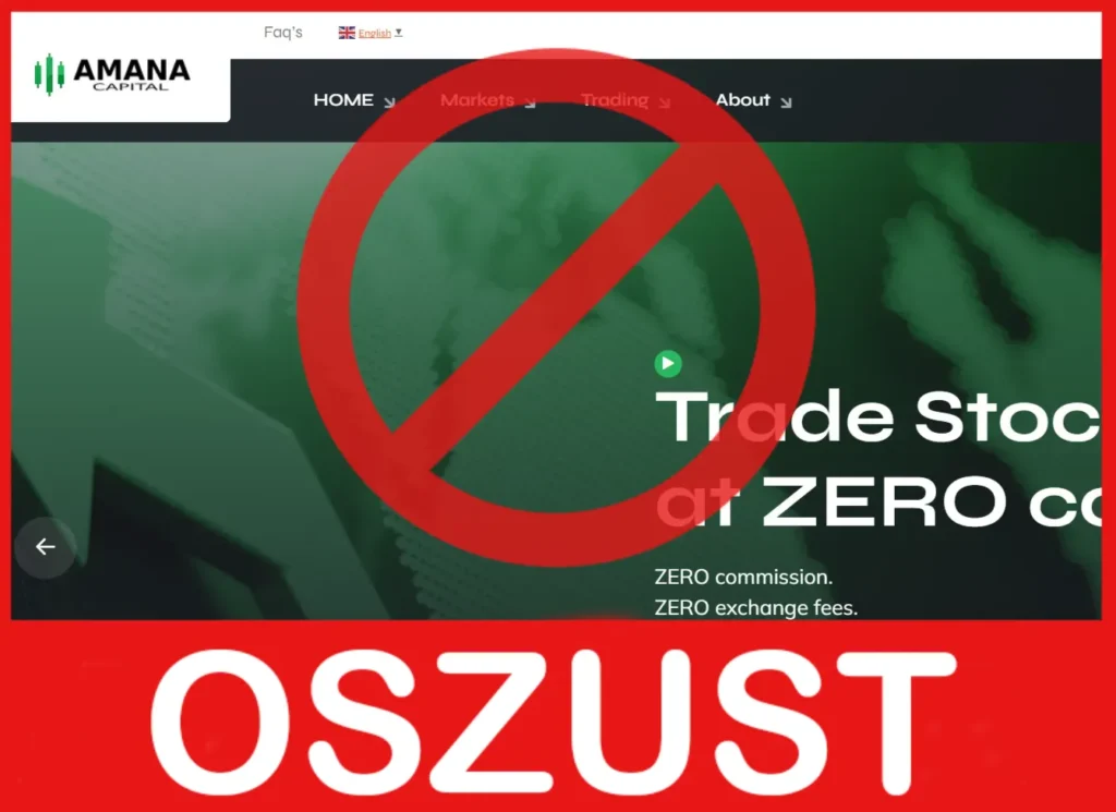 Amana Capital twarz ekran