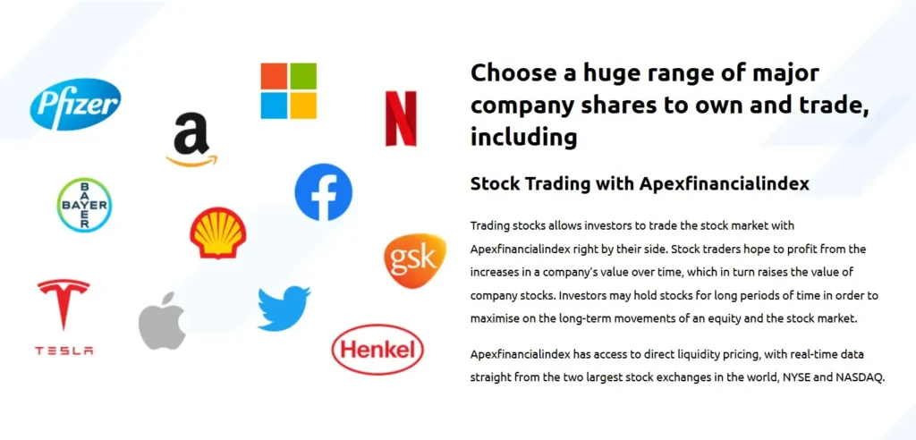 Apexfinancialindex 1 ekran