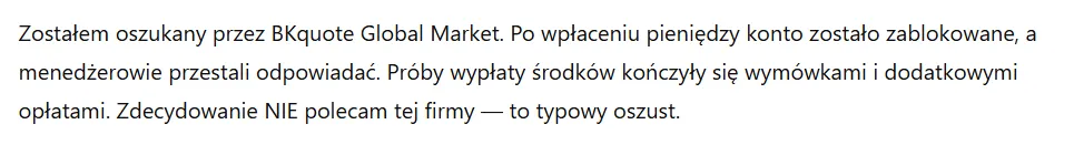 BKquote Global Market 3 ekran