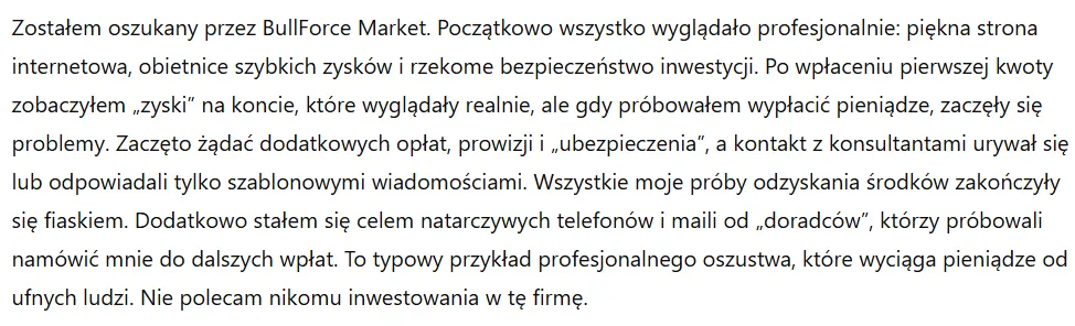 BullForce Market 3 ekran