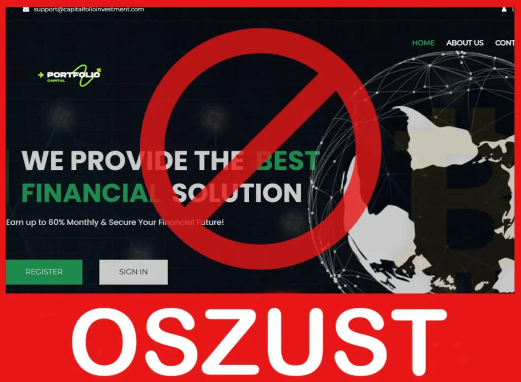 Capitalfolio Investment twarz ekran