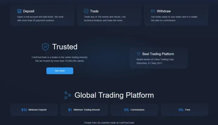 CoinFluxChain 2 ekran