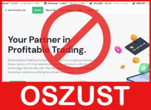 Cryptexflow twarz ekran