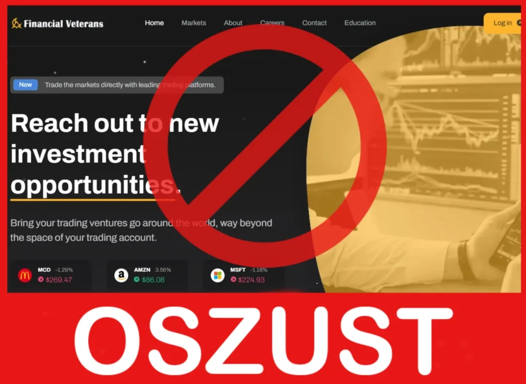 Financial Veterans twarz ekran