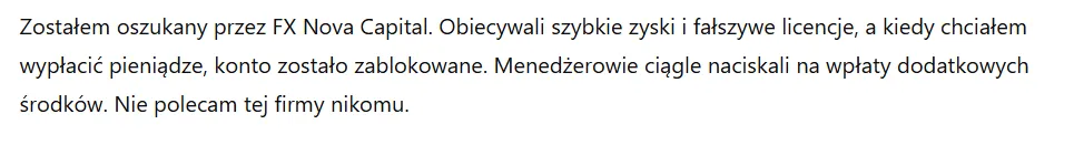 FX Nova Capital 3 ekran