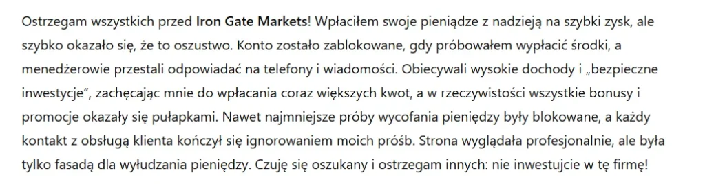 Iron Gate Markets 3 ekran