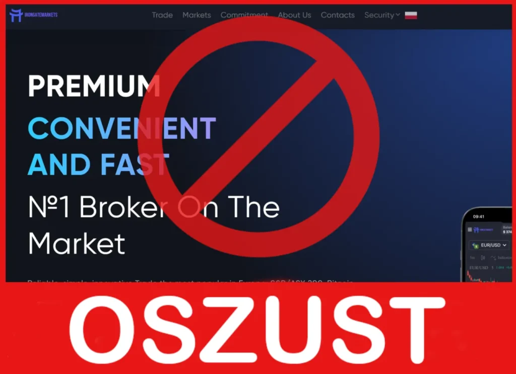 Iron Gate Markets twarz ekran