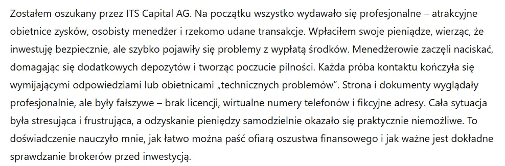 ITS Capital AG 3 ekran