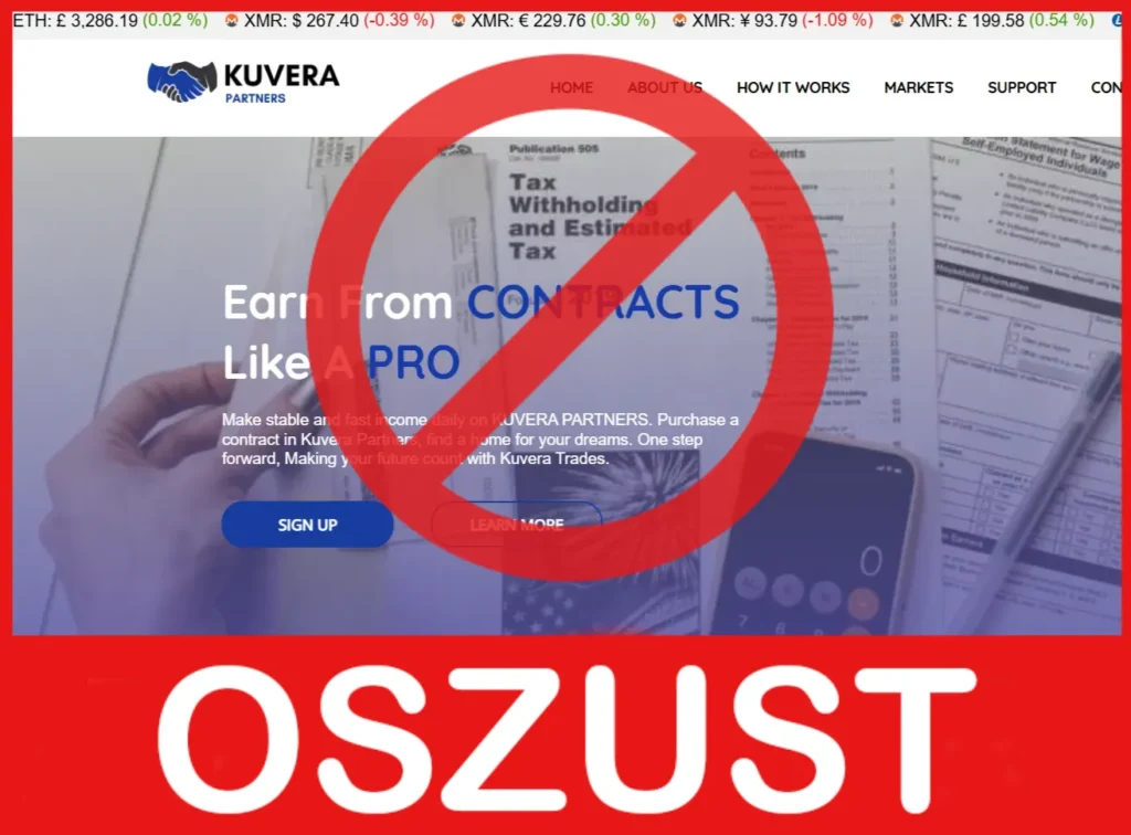 Kuvera Partners twarz ekran