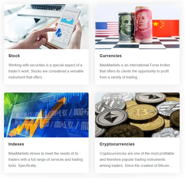 Maxi Markets Ltd 1 ekran