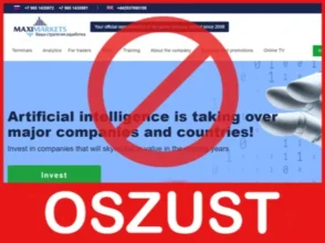 Maxi Markets Ltd twarz ekran