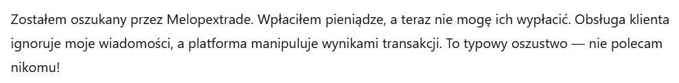 Melopextrade 3 ekran