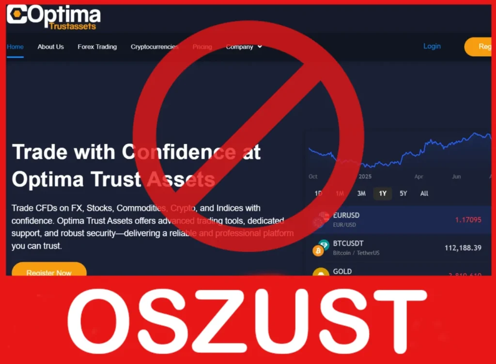 Optima Trust Assets twarz ekran