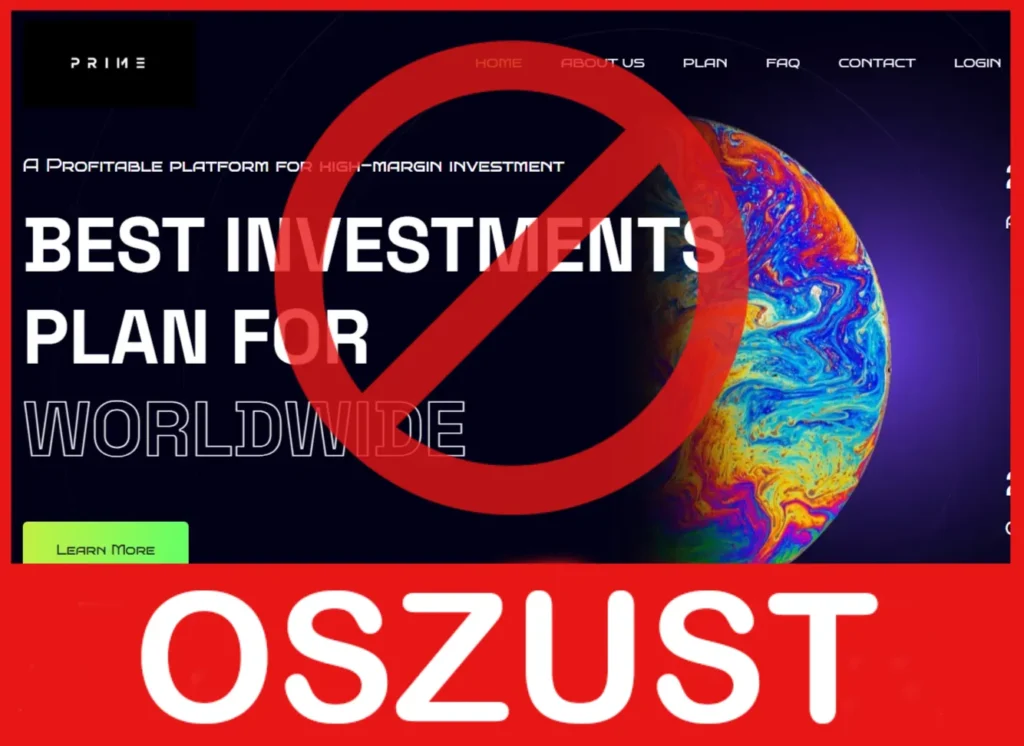 PrimeInvestSure twarz ekran
